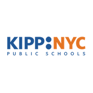 KIPP NYC Public Schools logo with "KIPP" in blue, "NYC" in orange, and "Public Schools" in blue text below.